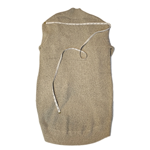 Hinge Sweater Womens Gray Cardigan Open Front Balloon Sleeve Long Seattle - Picture 14 of 15